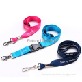 cheap eco friendly silk custom printed neck lanyards